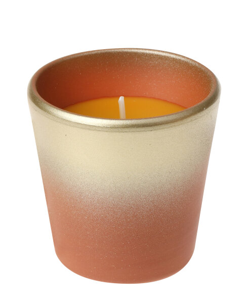 100% Bienenwachs-Kerze Terra-Topf "Edel" 70 x Ø 71 mm