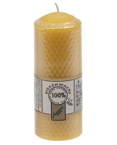 100% Bienenwachs Wabenkerze 90 x Ø 55 mm