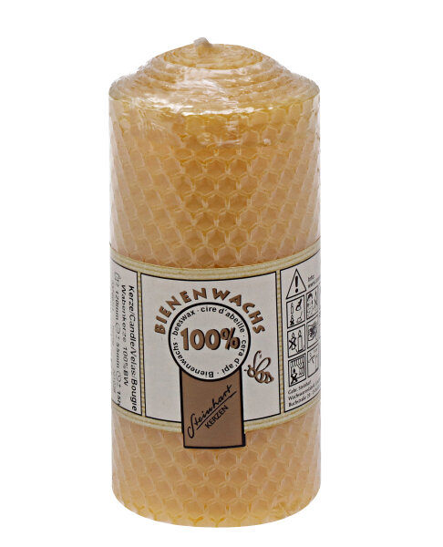 100% Bienenwachs Wabenkerze 120 x Ø 55 mm