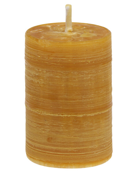 100% Bienenwachs Stumpenkerze "Bando" 70 x Ø 45 mm