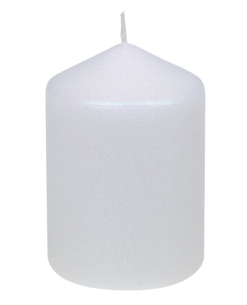 Stumpenkerze "Kiew" Weiß 100 x Ø 67 mm