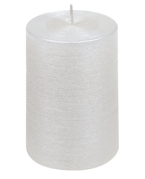 Stumpenkerze "Glory" Weiß 100 x Ø 68 mm