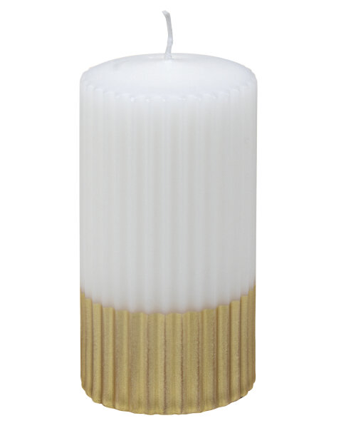 Rillenstumpen "Klassik" Weiß 110 x Ø 57 mm