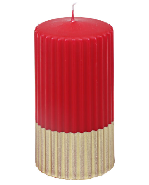 Rillenstumpen "Klassik" Rubin Rot 110 x Ø 57 mm