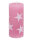 Stumpenkerze "Multistern" Rosa 150 x Ø 68 mm