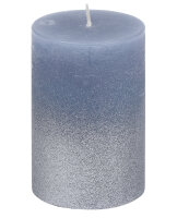 Stumpenkerze "KARMEN" Rauchblau 100 x Ø...