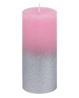 Stumpenkerze "KARMEN" Rosa 150 x Ø 68 mm