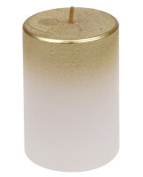 Stumpenkerze "FOGGY" Weiß 100 x Ø...