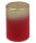 Stumpenkerze "FOGGY" Rubin Rot 100 x Ø 68 mm