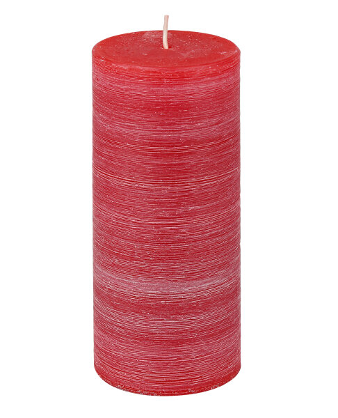 Stumpenkerze "KALINA" Rubin Rot 150 x Ø 68 mm