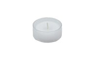 Teelichthalter aus feuerfestem satinierten Glas Ø...