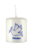 Kerze "Friedenstaube" Elfenbein 60 x Ø...