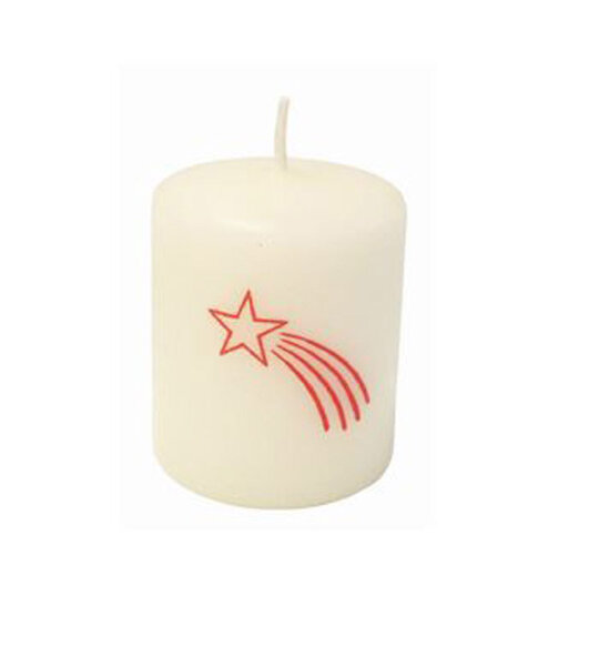 Kerze "Komet" Elfenbein 60 x Ø 50 mm, 1 Stück