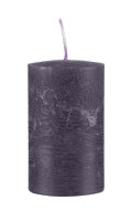 Rustic durchgefärbte Stumpenkerzen Lila 100 x...