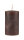 Rustic durchgefärbte Stumpenkerzen Bordeaux 200 x Ø 70 mm, 1 Stück