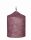 Stumpenkerzen Velour Effekt Bordeaux 120 x Ø 60 mm, 4 Stück