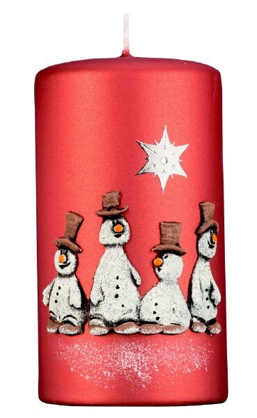 Ice Men (Weihnachtskerzen) Copper Matt 130 x Ø 70 mm, 4 Stück