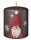 Santa Claus (Weihnachtskerzen) Mocca 120 x Ø 100 mm, 1 Stück