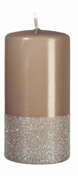 Weihnachtskerzen Colour Brilliance Portobello 12 x Ø 6 cm, 4 Stück