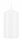 Lackkerzen Hochglanz Stumpenkerzen Weiß 150 x Ø 80 mm, 4 Stück
