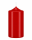 Lackkerzen Hochglanz Stumpenkerzen Rot 150 x Ø 80 mm, 4 Stück