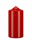 Lackkerzen Hochglanz Stumpenkerzen Weihnachtsrot (Erdbeere) 150 x Ø 80 mm, 4 Stück