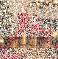 Weihnachtskerzen Advent-Set Dunkelrot