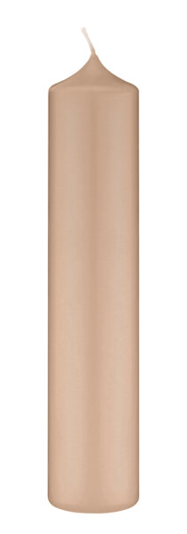 Altarkerzen Portobello Nougat 400 x Ø 80 mm, 2 Stück