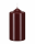 Lackkerzen Hochglanz Stumpenkerzen Bordeaux 120 x Ø 60 mm, 4 Stück