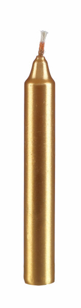 Baumkerzen Gold 100 x Ø 12 mm, 20 Stück