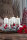 Adventskranz-Kerzenhalter, Stecker für Blumengesteck versilbert D 6,5 cm