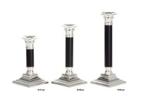 Kerzenleuchter schwarzer Schaft 15 cm