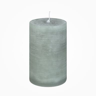 Nordische Reifkerzen Staubgrün Ø 60 x 100 mm, 1 Stück