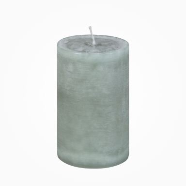 Nordische Reifkerzen Staubgrün Ø 70 x 120 mm, 1 Stück