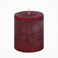 Nordische Reifkerzen Bordeaux Ø 80 x 100 mm, 1...