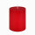 Boutique Stumpenkerze durchgefärbt Antik-Rot Ø 80 x 100 mm, 1 Stück