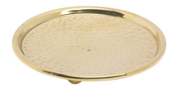 Kerzenteller Gold Ø 10 cm innen