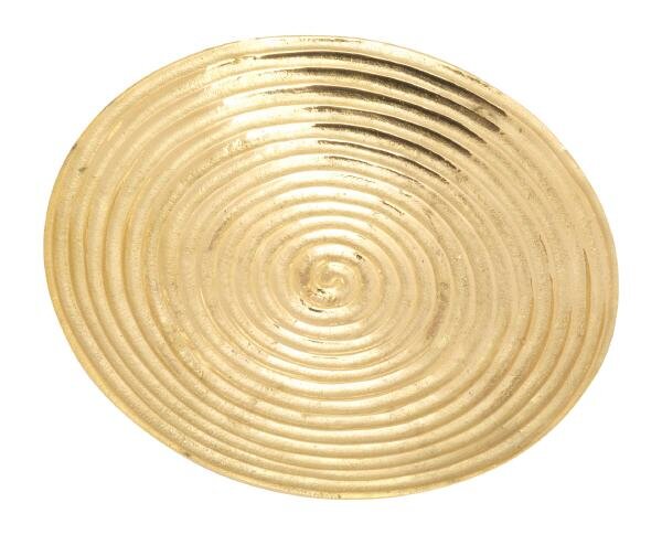 Rillen-Teller Gold 15 cm