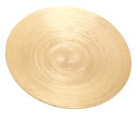 Teller, Kerzenteller Alu gold Ø 12,5 cm