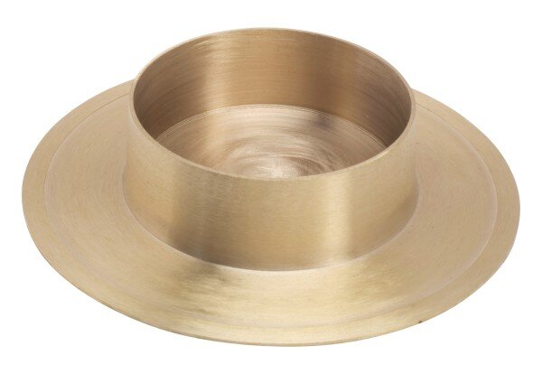 Kerzenhalter rund Ø 7 cm Gold Matt