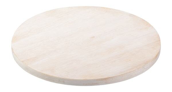 Teller, Kerzenteller Holz hell Ø 10 cm