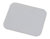 Teller, Kerzenteller Alu weiß 10x8 cm