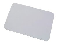 Teller, Kerzenteller Alu weiß 20,5x14 cm