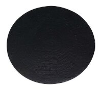 Teller, Kerzenteller Alu schwarz (Schieferoptik) Ø...