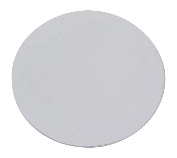 Flachteller Rund, Alu Weiß, Ø10 cm