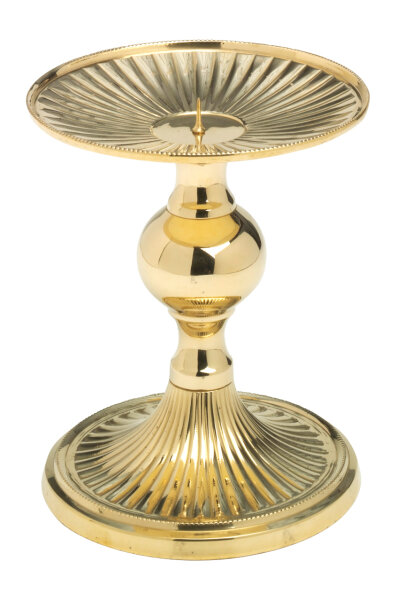 Scheibenleuchter Gold H 15 cm Ø 13 cm