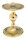 Scheibenleuchter Gold H 15 cm Ø 13 cm