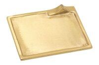 Kerzenteller rechteckig 11x8 cm Matt