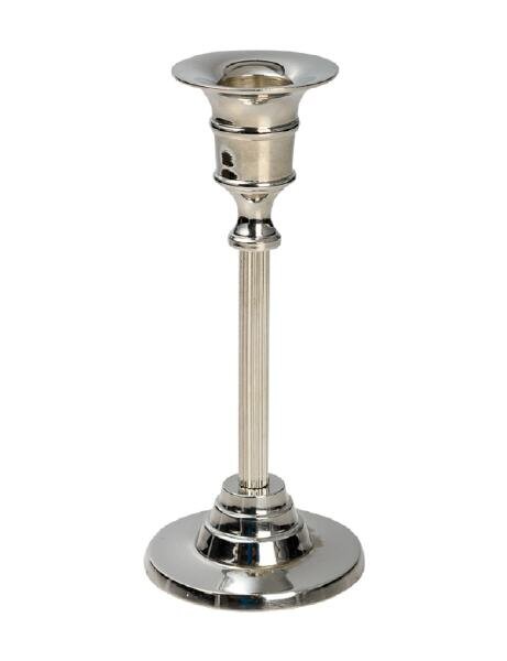 Stabkerzenhalter vernickelt H 16 cm