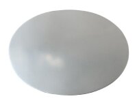 Teller, Kerzenteller Edelstahl poliert 20,5x14 cm